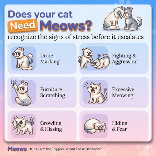Meows Cat Calming Diffuser Kit